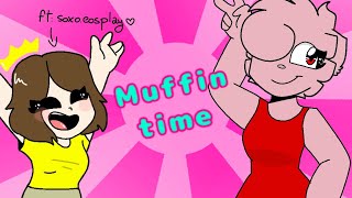 🧁Its muffin time🧁 ft SoxoCosplay  Flipaclip [upl. by Delorenzo]