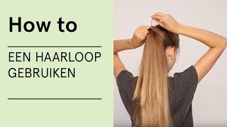 HOW TO een haarloop gebruiken  VERITAS [upl. by Riatsila]