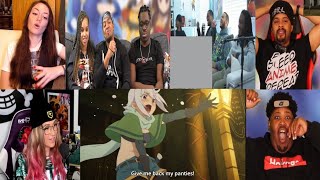 KONOSUBA EPISODE 2x3 REACTION MASHUP [upl. by Anirehtak]