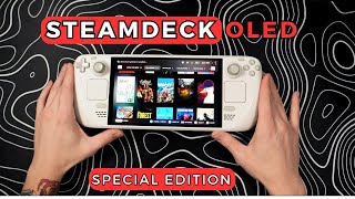 The BEST Steam Deck Yet Unboxing the Limited White Edition [upl. by Adnoraj654]