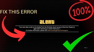 Fix Your save data could not be loaded from the rockstar cloud servers at this time NEW [upl. by Kokoruda]