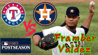 【MLB 2023 Postseason・ALCS】Houston Astros  Framber Valdez vs Texas Rangers  Nathan Eovaldi ALCS [upl. by Fidelia71]