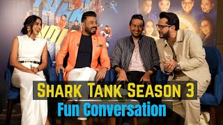 Shark Tank India Interview Vineeta Singh Amit Jain Ritesh Agarwal Aman Guptas Most Fun Banter [upl. by Jerrold]