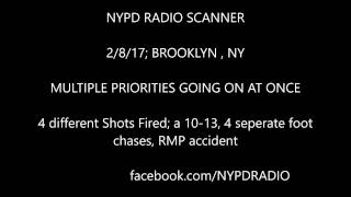 2817 NYPD RADIO multiple priority calls all at once [upl. by Hansiain538]