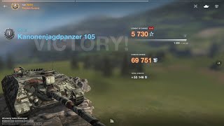 Kanonenjagdpanzer amp WZ1122 Clan Platoon 💨 4949 dmg  1 frag 😳SKIRMISH😝 1sb amp GranitePine NHP [upl. by Hyo]