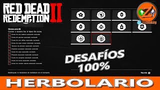 Red Dead Redemption 2 Desafíos de Herbolario  Todos los Desafíos de Herbolario NIVEL 10 [upl. by Price]