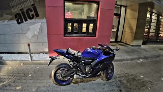 KFC DRIVETHRU ON A YAMAHA R7 LATE NIGHT CRAVINGS [upl. by Israeli]