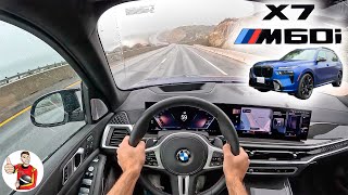 The 2023 BMW X7 M60i is the AntiMinivan POV Drive Review [upl. by Kabab]