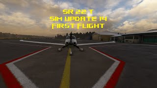 SR22 FIRST FLIGHT MICROSOFT FLIGHT SIMULATOR SIM UPDATE 14 flightsimulator msfs2020 aviation [upl. by Aitnauq]