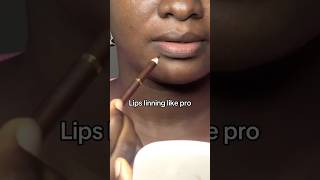 Line your lips like a pro lips lipliner diytutorial makeuptutorial [upl. by Amias]