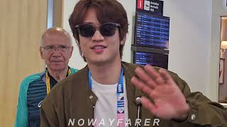 240805 Choi Minho 최민호 of SHINee 샤이니 Arrival in Paris 🇫🇷 at CDG Airport for the Olympics 05082024 [upl. by Kamal891]