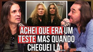 KIKO LOUREIRO CONTA COMO ENTROU NO MEGADETH [upl. by Eseuqcaj]