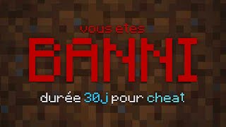 Pourquoi Hypixel ma ban pour triche [upl. by Fini879]