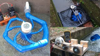 Top 3 amazing videos  DIY  How to make hydroelectric turbines for life Free energy clean energy [upl. by Antoinette663]