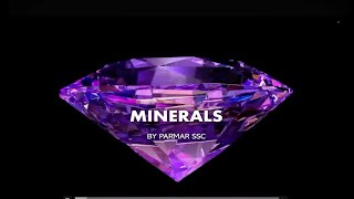 GEOGRAPHY LECTURE 18 MINERALS BY PARMAR SIR 💚 [upl. by Weiser]