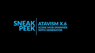 Atavism Online  Atavism X6  Scene Mob Spawner With Generator [upl. by Llennehc]