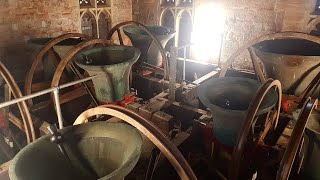 Bell ringing at Sherborne Abbey the heaviest 8 in the world [upl. by Idolem424]