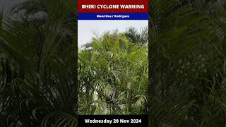 Cyclone in Mauritius  Nov2024 nature mauritius indianoceanisland Bheki cyclone rodrigues [upl. by Oniram246]