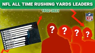 NFL AllTime Rushing Yards Leaders 19322024  90 didnt know  NFL Quiz [upl. by Jenness761]