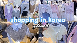 shopping in korea vlog 🇰🇷 spring fashion haul 🎀 gotomall underground shopping center [upl. by Oman]