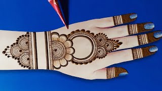 Eid Special Stylish Easy Mehndi designSimple Mehandi ka designMehndi designMehandi designHenna [upl. by Lessard]