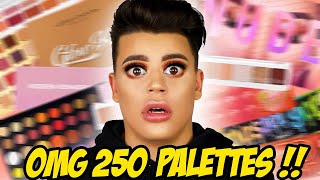 JE TRIE TOUTE MES PALETTES AVEC VOUS   CONCOURS 😱 [upl. by Alahs]