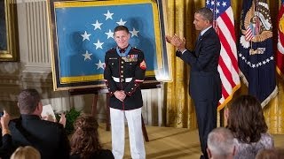 The President Awards the Medal of Honor to Corporal William quotKylequot Carpenter [upl. by Ahsiret478]