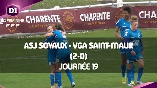 J19  ASJ Soyaux  VGA SaintMaur 20 le résumé [upl. by Santos]