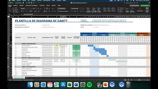 creacion de carta gantt [upl. by Suoivart885]