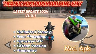 Traffic Bike Rush Driving City Mod Apk v101 TERBARU  Unlocked All Free Shopping  Latest Update [upl. by Crabb]