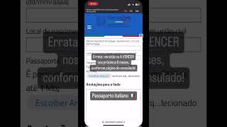 Prenotami Urgente Novas Vagas Renovação Passaporto Italiano [upl. by Llirret]