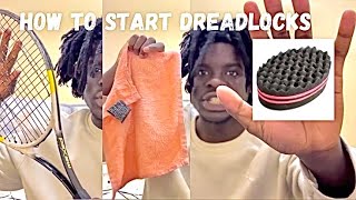 HOW TO  START FREEFORM DREADS IN 2024 [upl. by Gefen]