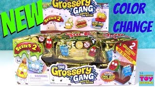 Grossery Gang Series 2 NEW Yuck Bar Color Change 2 Pack Opening  PSToyReviews [upl. by Portland]