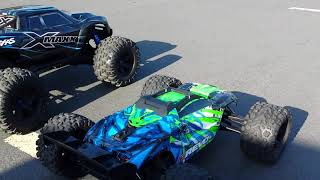 Traxxas XMAXX vs EREVO 20 another look [upl. by Thorny]