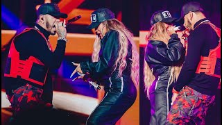 Anuel AA amp Karol G  Último Concierto JUNTOS antes Cuarentena  CALIBASH 2020 [upl. by Nevaed]