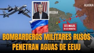 URGENTE Interceptan bombarderos militares Rusos en aguas de Alaska Estados Unidos [upl. by Donall723]