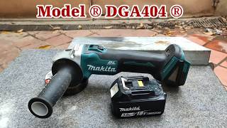 Testing Makita Cordless Grinder 100mm 18V DGA404 [upl. by Leilamag]