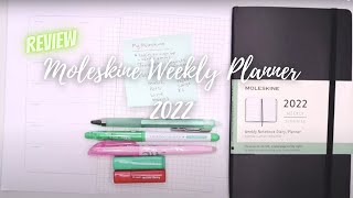 Planner Review  Moleskine Weekly Planner 2022  My Moleskine Templates [upl. by Tizes]