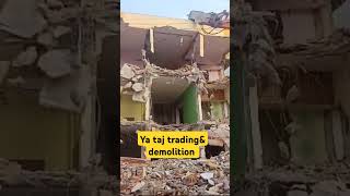 buildingdemolition constructionequipment excavator heavyequipment hitachiexcavator automobile [upl. by Yelraf]