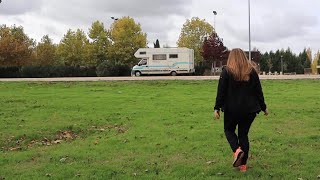 VLOG77 Met de camper naar Spanje  Camperplaats Valladolid [upl. by Evslin]