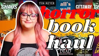 Horror Book Haul PART 1 [upl. by Yllitnahc]