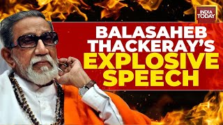 Balasaheb Thackeray 10th Death Anniversary Thackerays Explosive Speech  Balasaheb Thackeray News [upl. by Quinton]