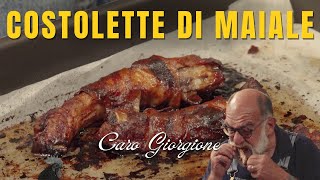 Costolette di maiale laccate e guancialate  La ricetta di Giorgione [upl. by Ayotahs]