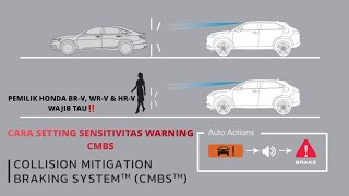 Cara Setting Sensitivitas CMBS Honda Sensing  Pemilik Honda BRV WRV HRV amp CRV WAJIB TAHU‼️ [upl. by Prudence]