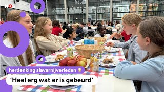 Kinderen leren over slavernij tijdens ontbijt [upl. by Enrica]