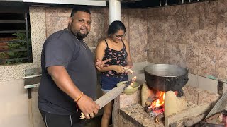 Chula Side Fish Broth Stew Chicken amp Red Beans Recipe In Toco [upl. by Daph151]