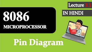 31 8086 Microprocessor PIN DIAGRAM  Part 1  in Hindi [upl. by Durarte]