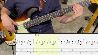 Are You Sure Hank Done It This Way  Waylon Jennings  Bass Guitar Cover Play Along Tabs [upl. by Krischer893]