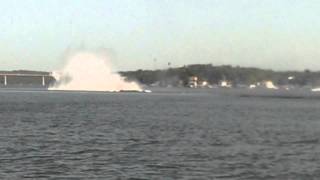 2014 Lake of the Ozarks Shootout Outerlimits crash [upl. by Nilhsa]