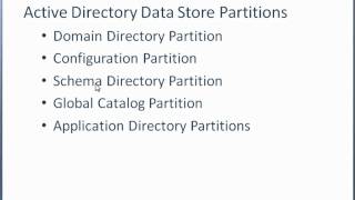 MCTS Exam 70640 Training  Active Directory Partitions [upl. by Ari]